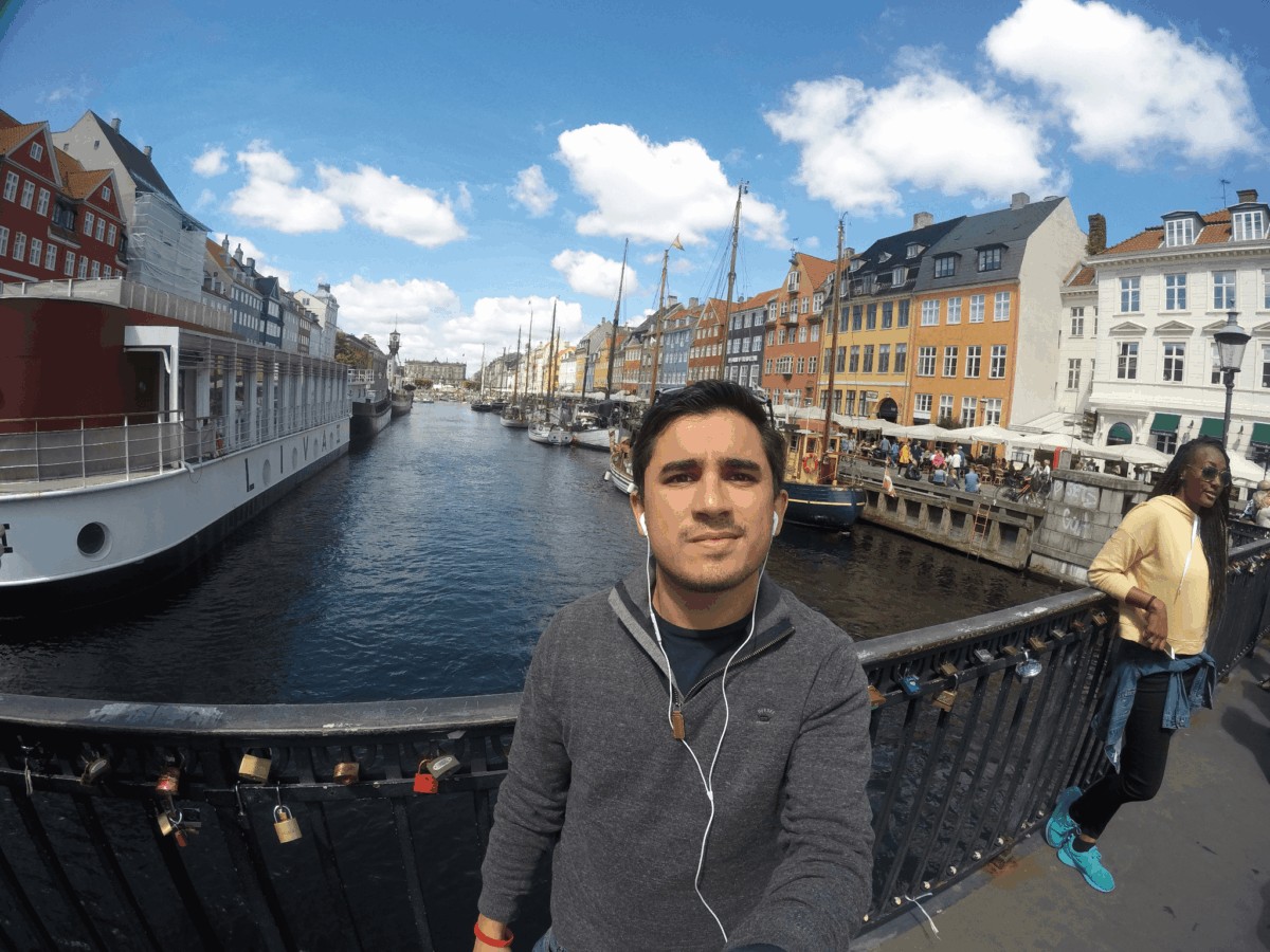 Foto en Nyhavn, Copenhague
