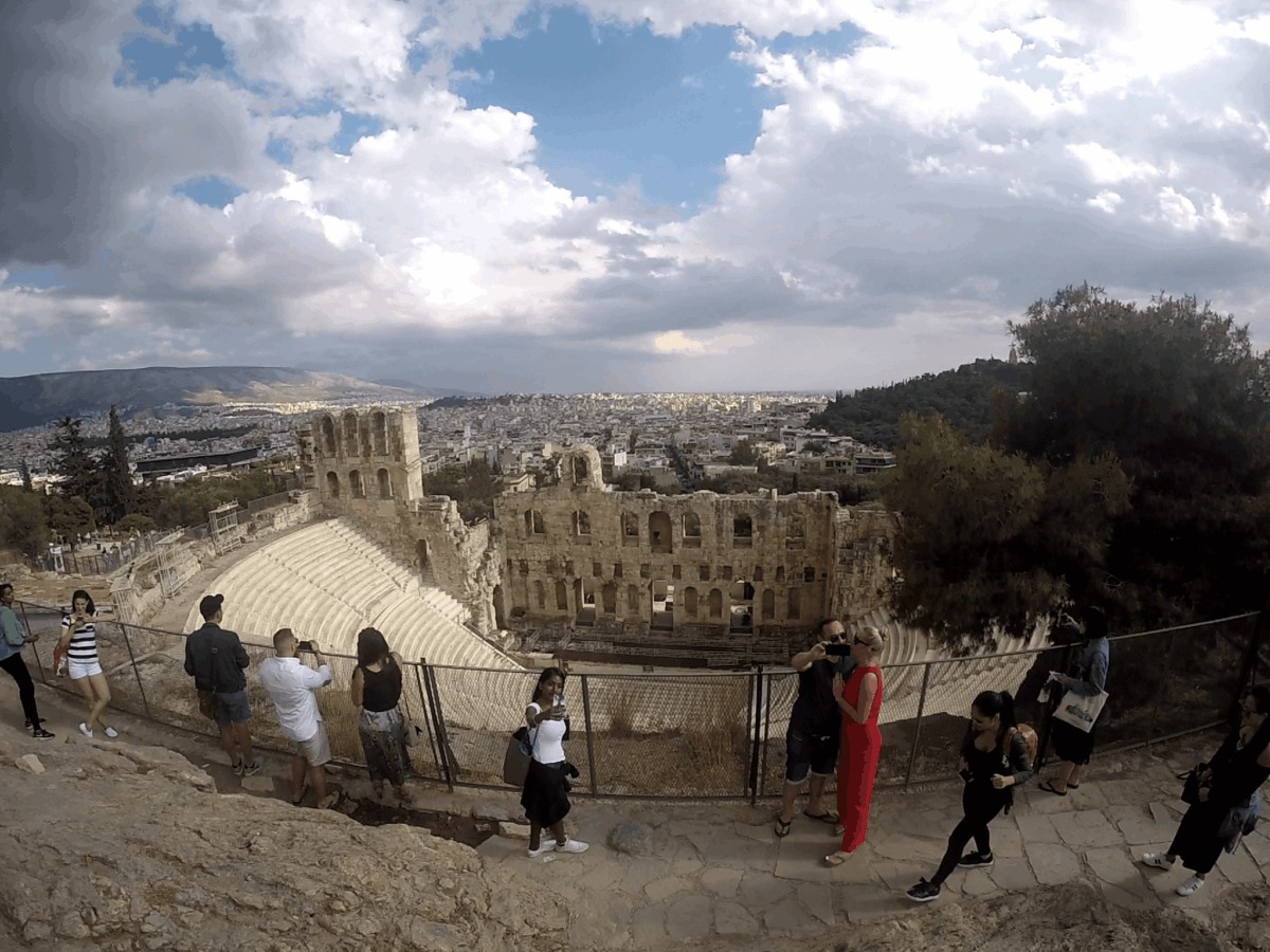 Odeón de Herodes Ático- Viaje a Atenas, Grecia