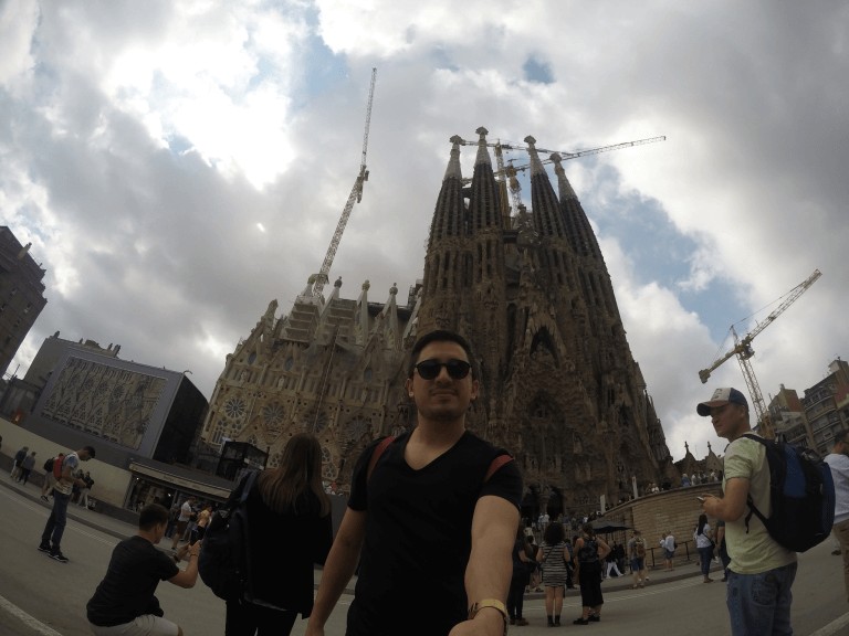 Iglesia de la Sagrada Familia en Barcelona
