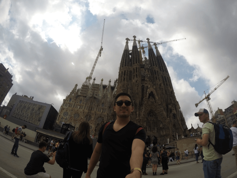 Iglesia de la Sagrada Familia en Barcelona