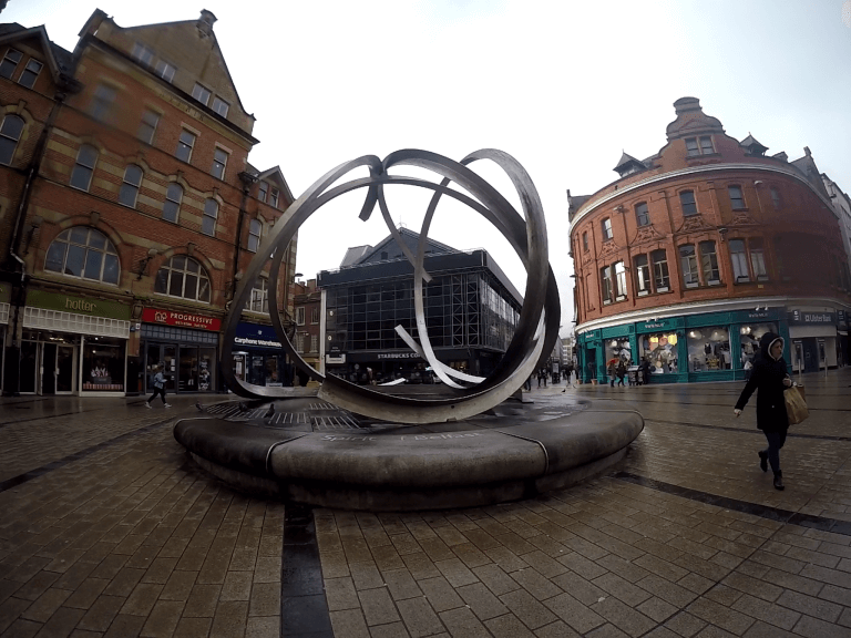 Estatua en Belfast