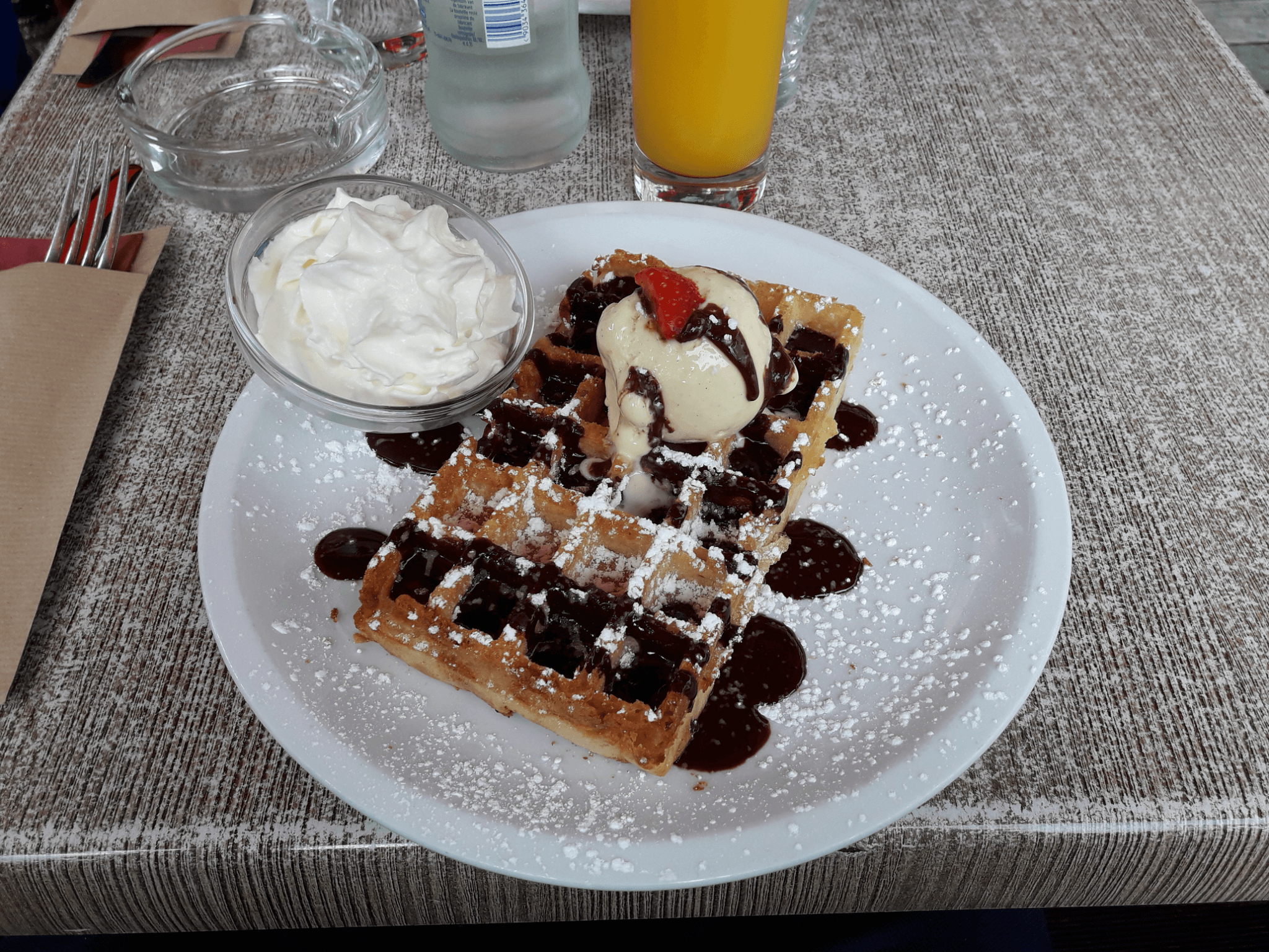 Waffles en Bruselas