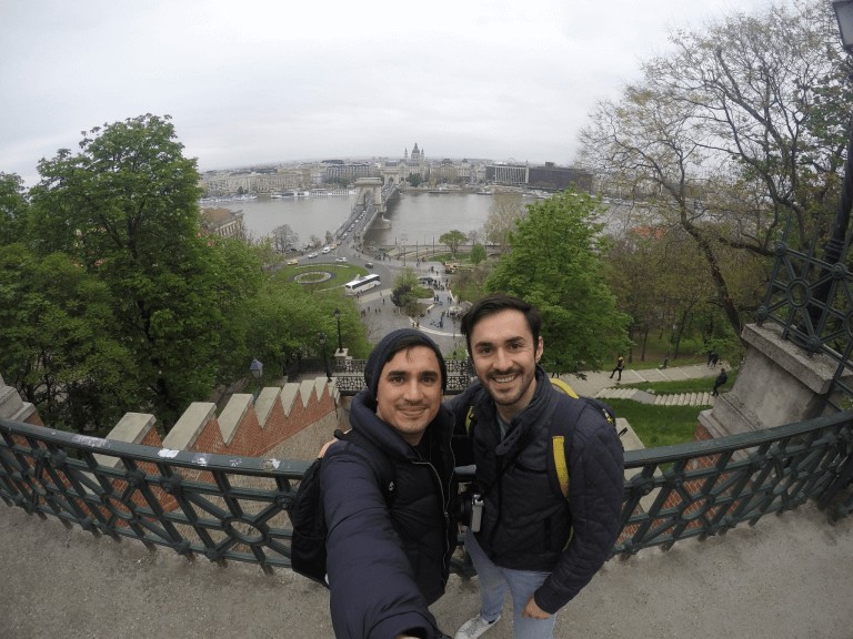 Vistas desde las alturas de Budapest