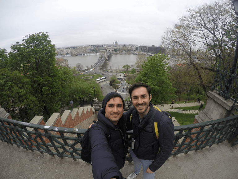 Vistas desde las alturas de Budapest