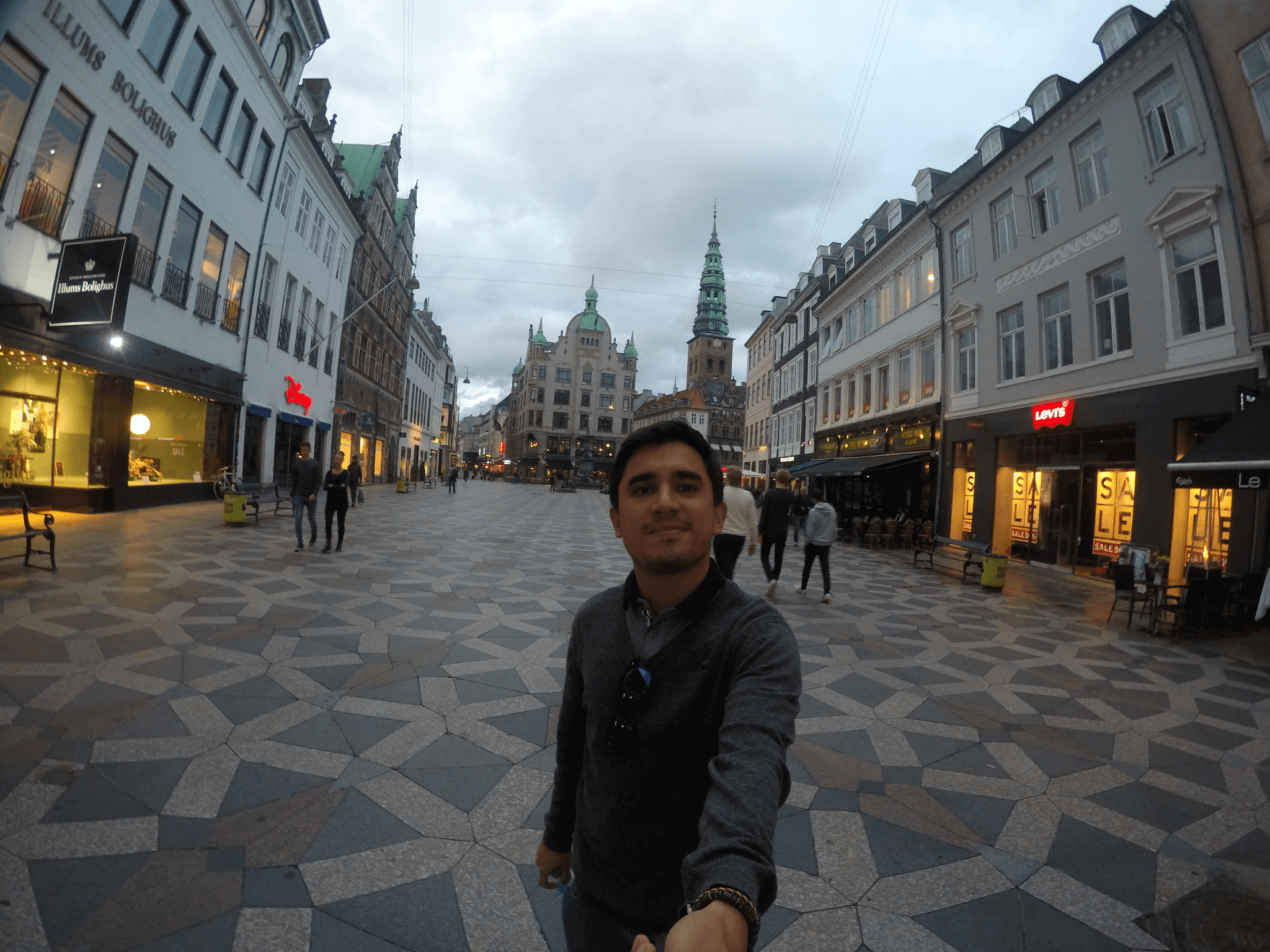 Stroget Calle Copenhague