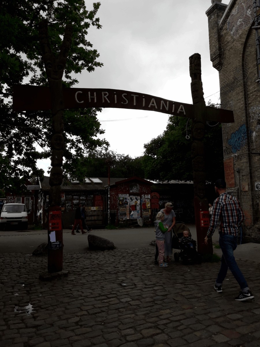 Ciudad Libre de Christiania, Entrada