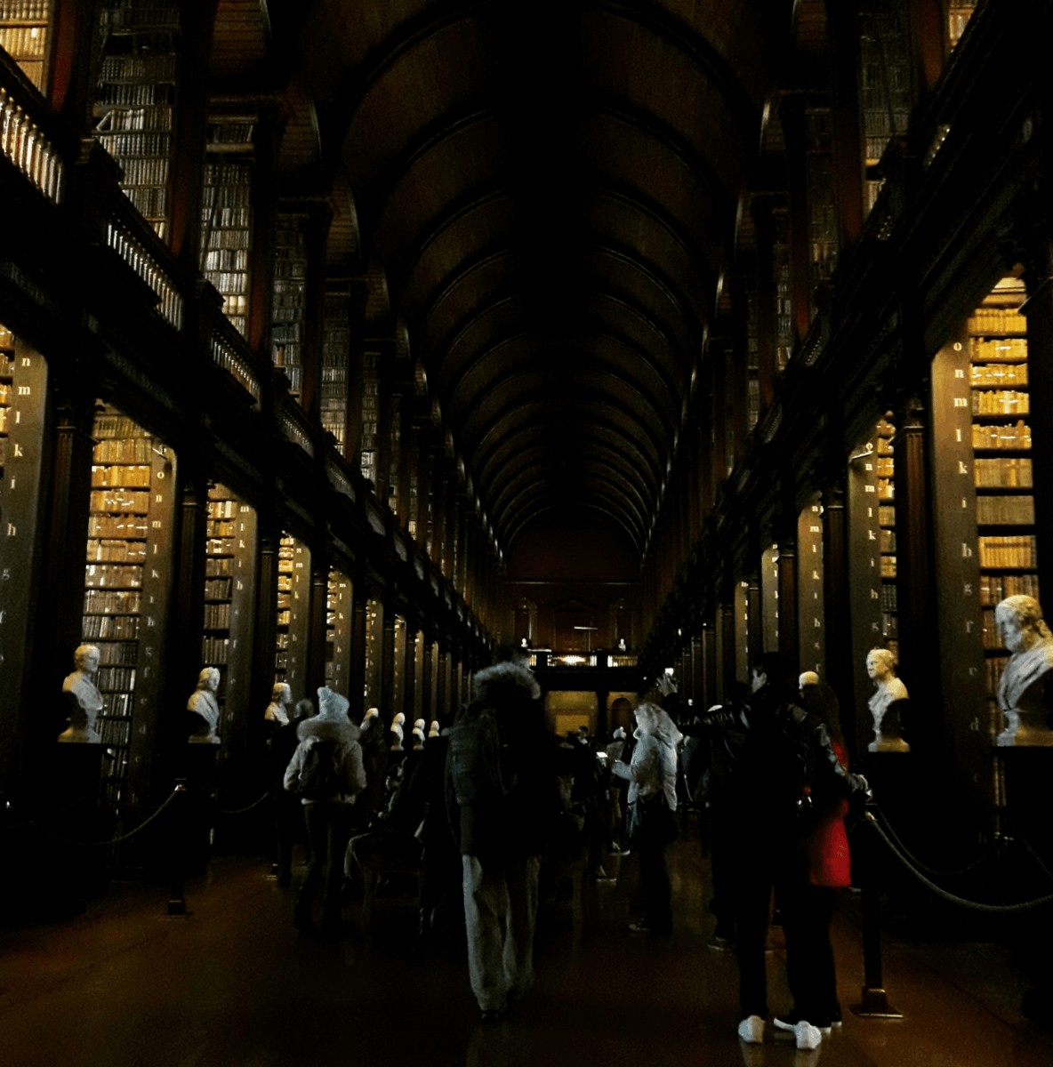 Libreria en la Universidad de Dublin