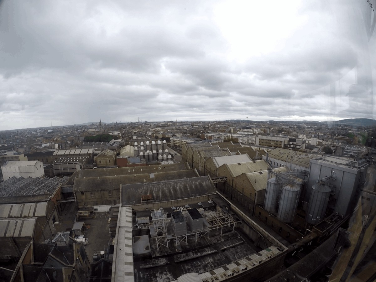 Vistas des de la Cerveceria Guinness