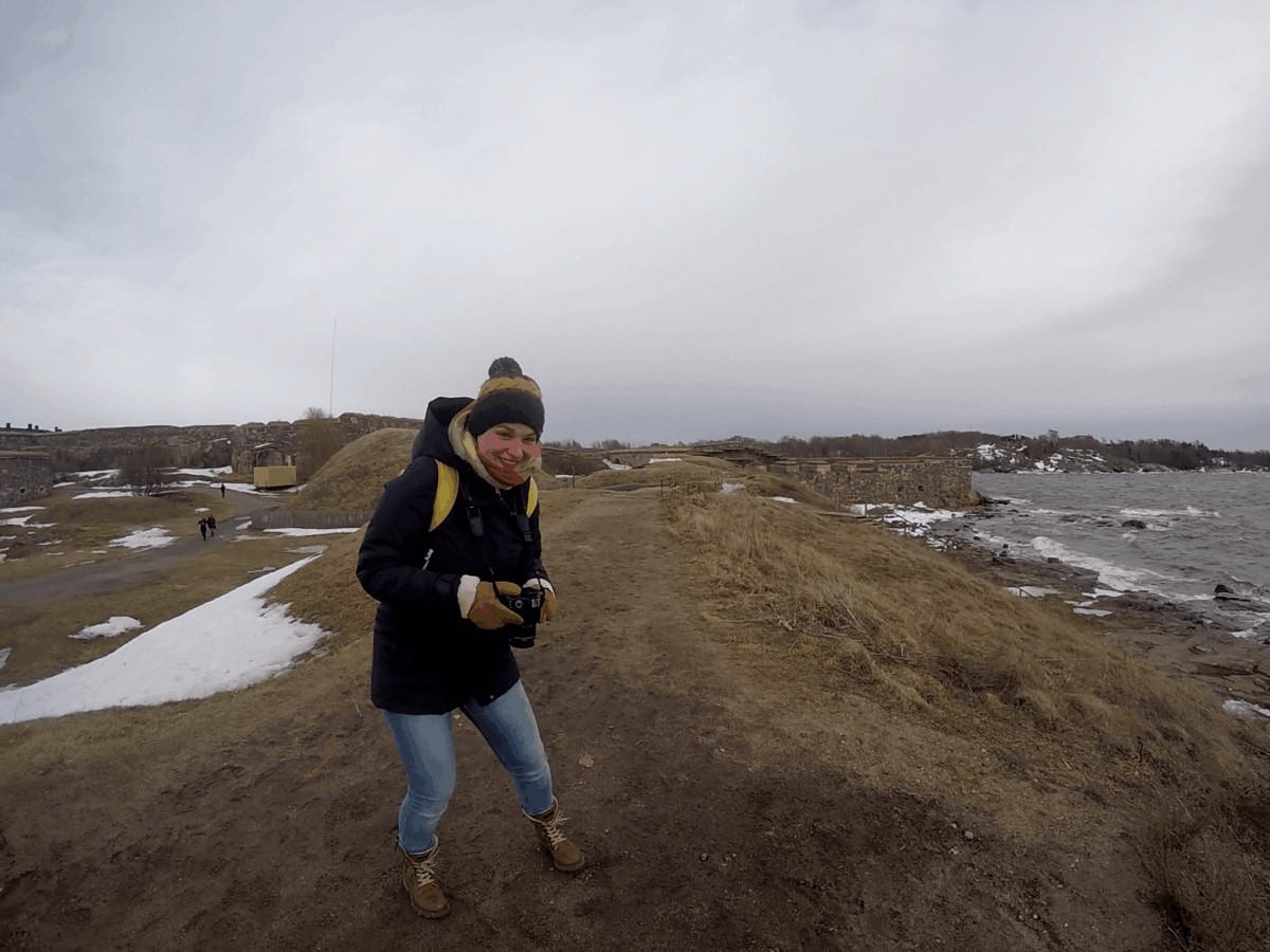 Viento arrollador en Suomenlinna