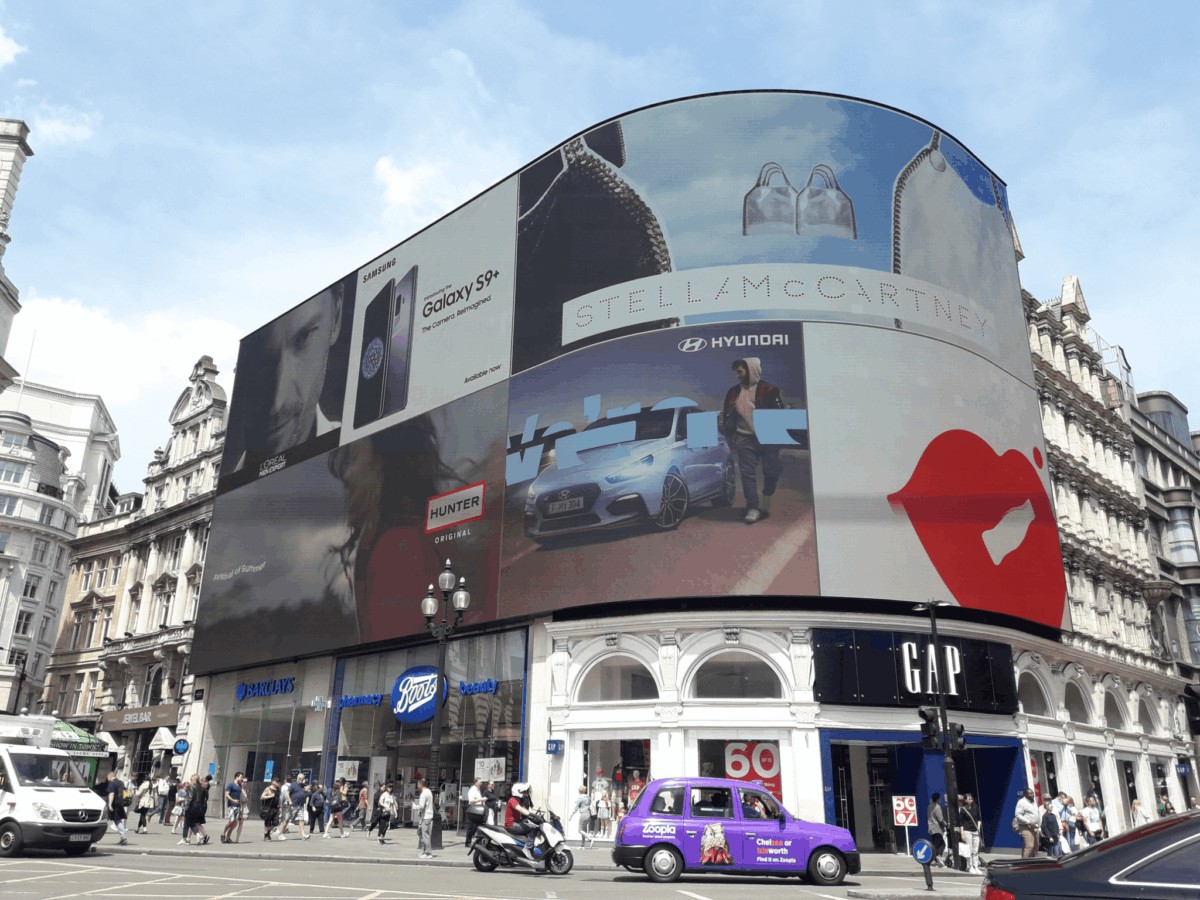 Piccadilly circus en Londres