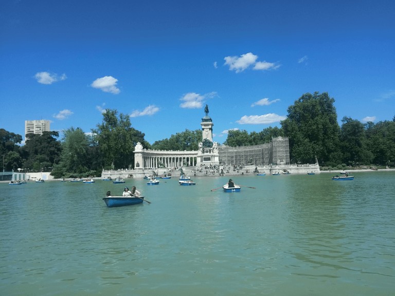 Parque el Retiro en Madrid (España)