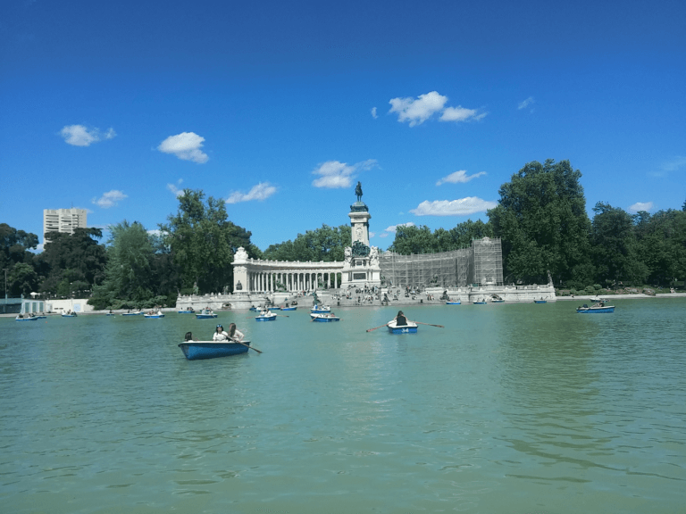 Parque el Retiro en Madrid (España)