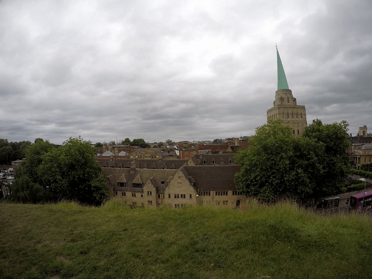 Vistas desde el Castillo de Oxford
