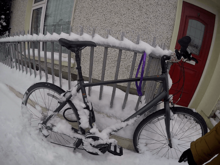 Mucha nieve en dublin