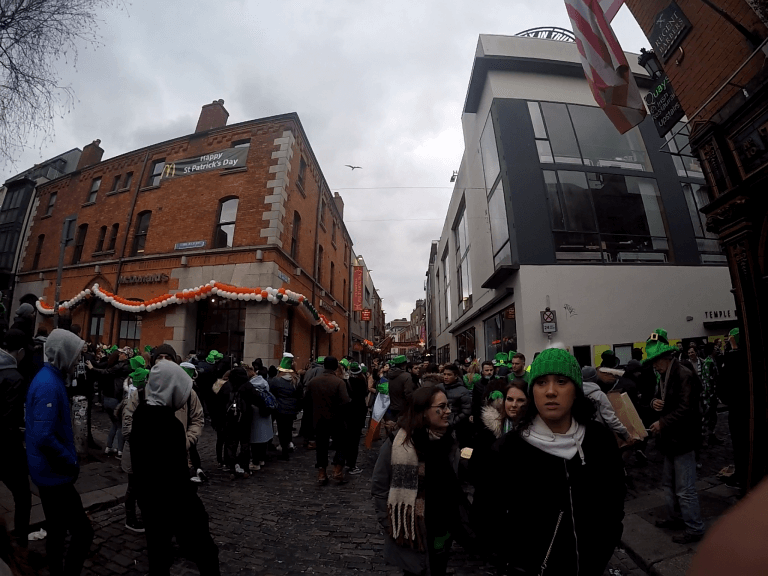 Celebrando St patrick's day, Irlanda