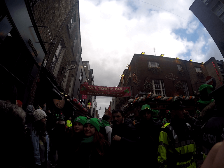 Celebrando San Patricio en Dublin, Irlanda