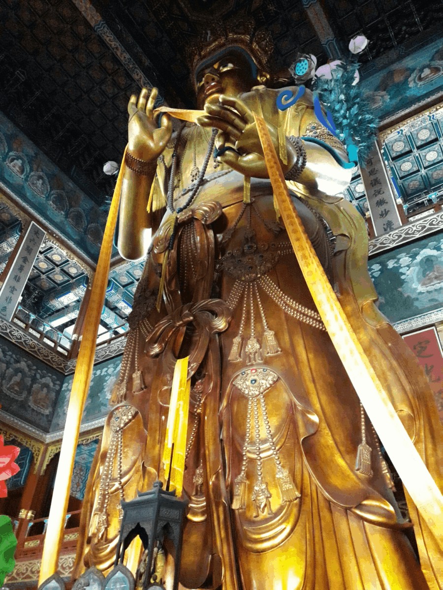 Buda en el Templo Lama de Beijing