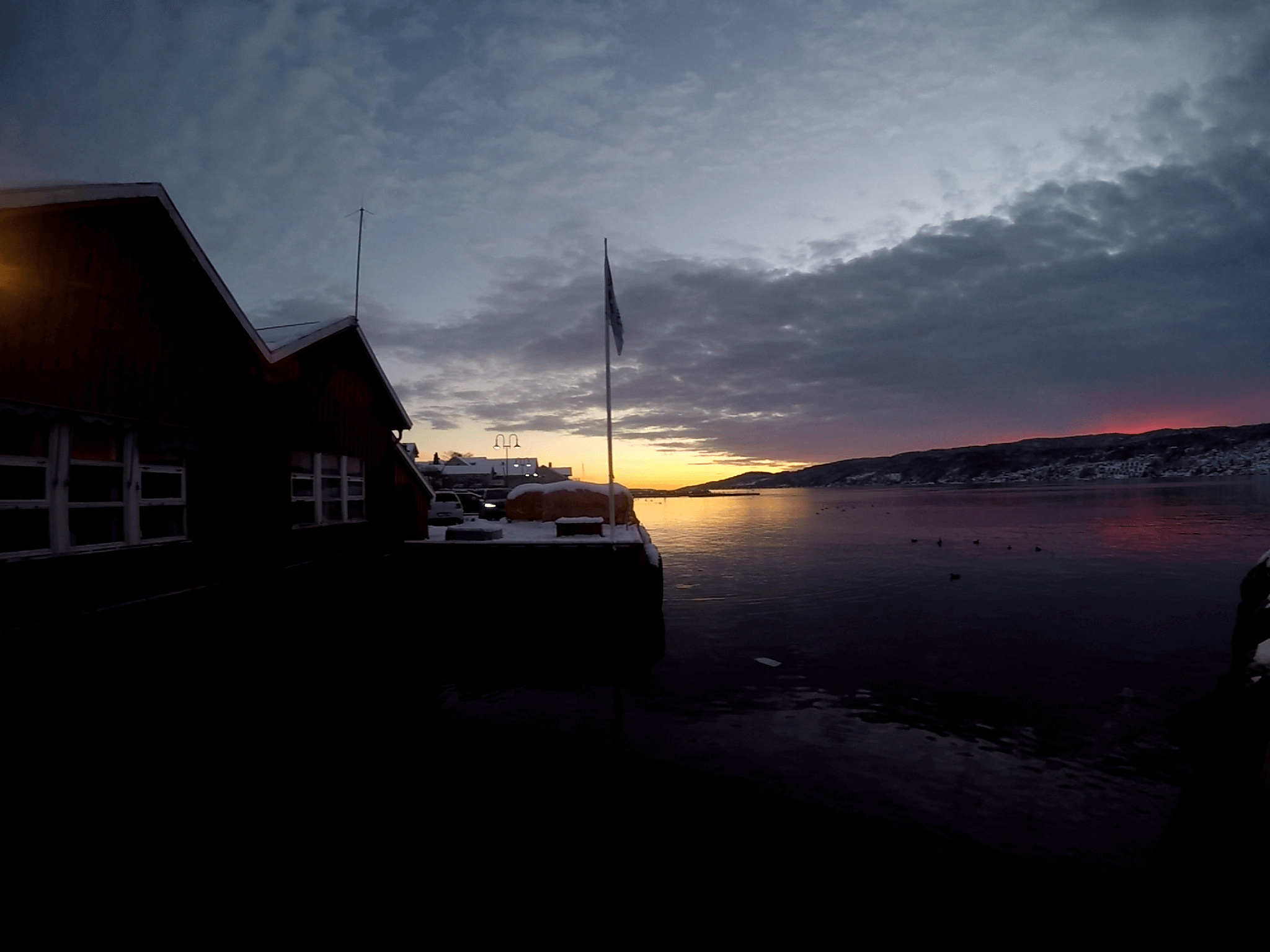 Drøbak es famoso por sus atardeceres