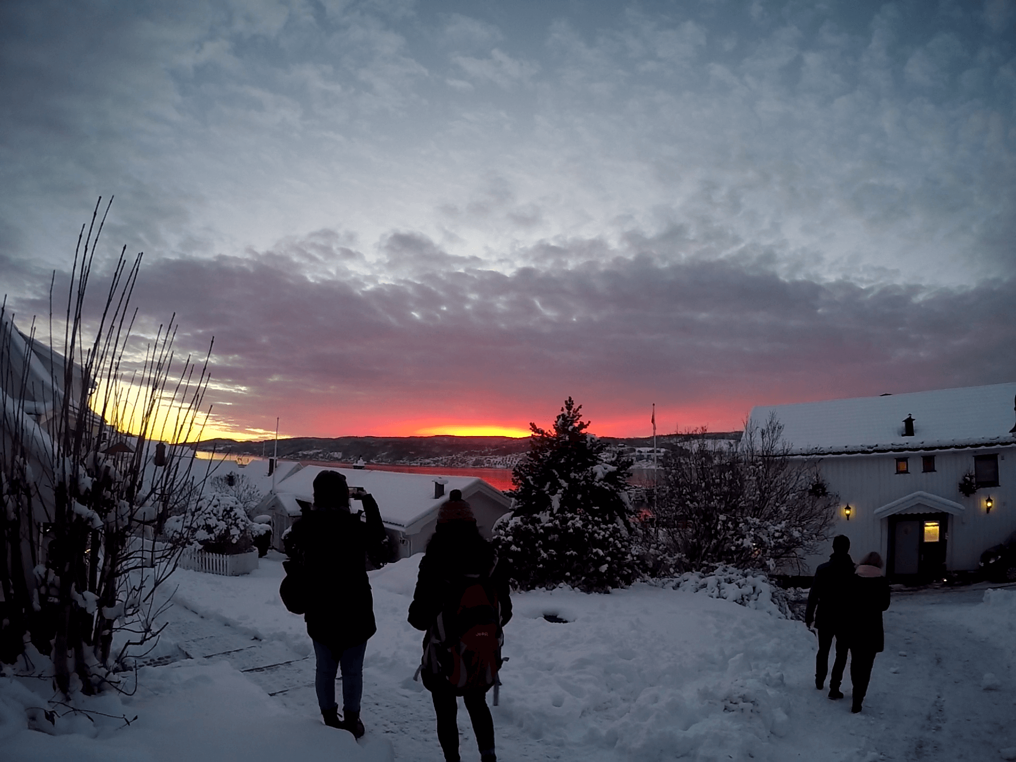 Drøbak es famoso por sus atardeceres