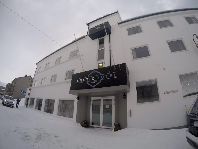Hotel en el que nos hospedamos en Honningsvåg