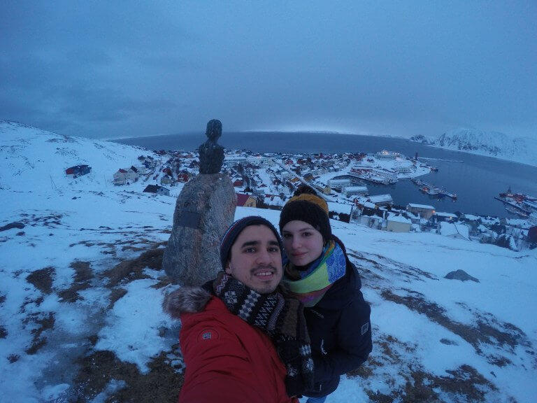 Foto desde el mirador de Honningsvåg