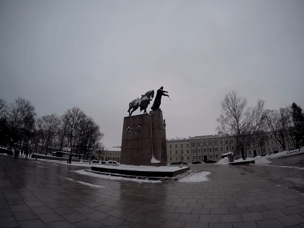 Estatua del Duque Gediminas, Vilna - Lituania