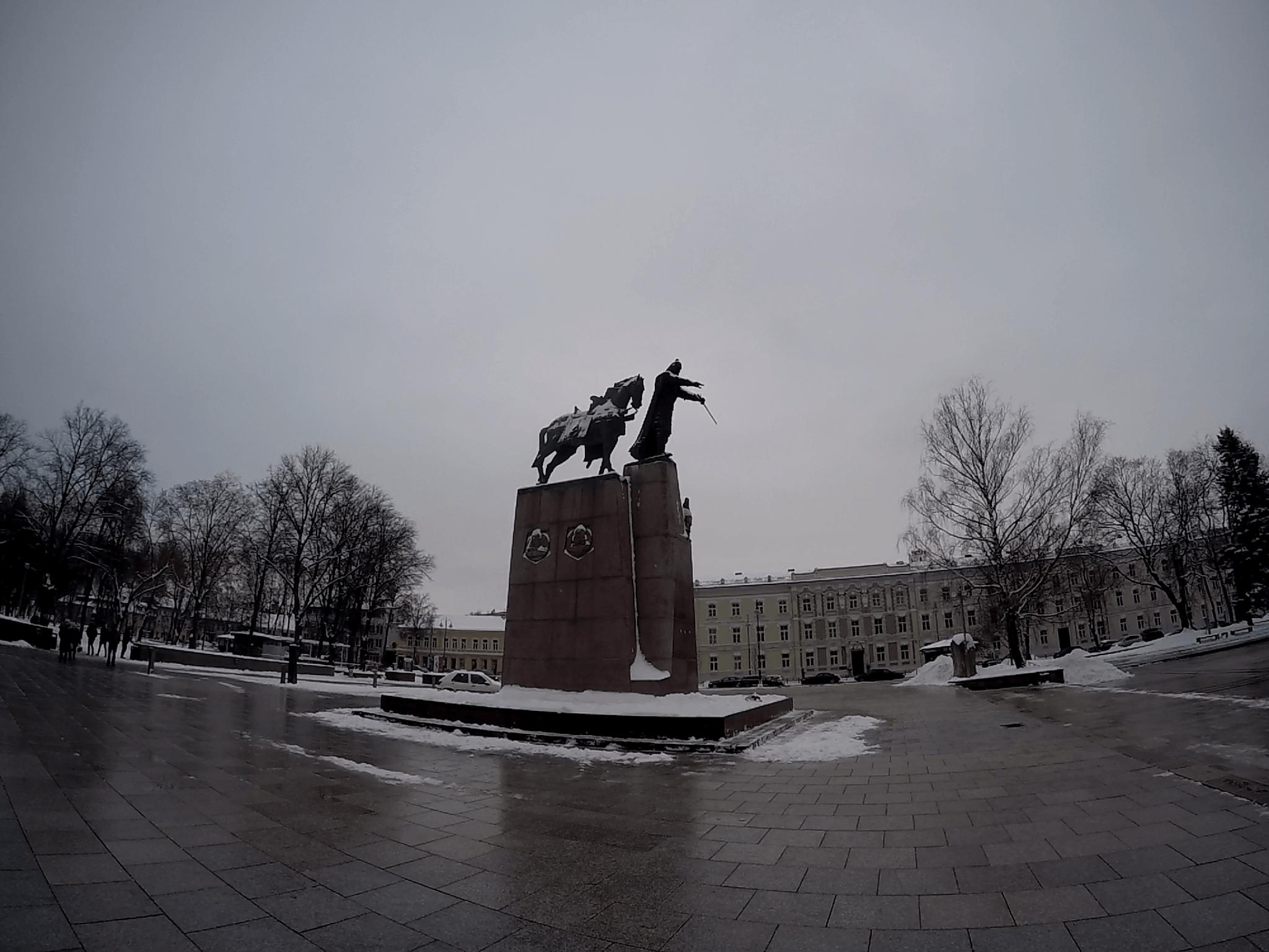 Estatua del Duque Gediminas, Vilna - Lituania