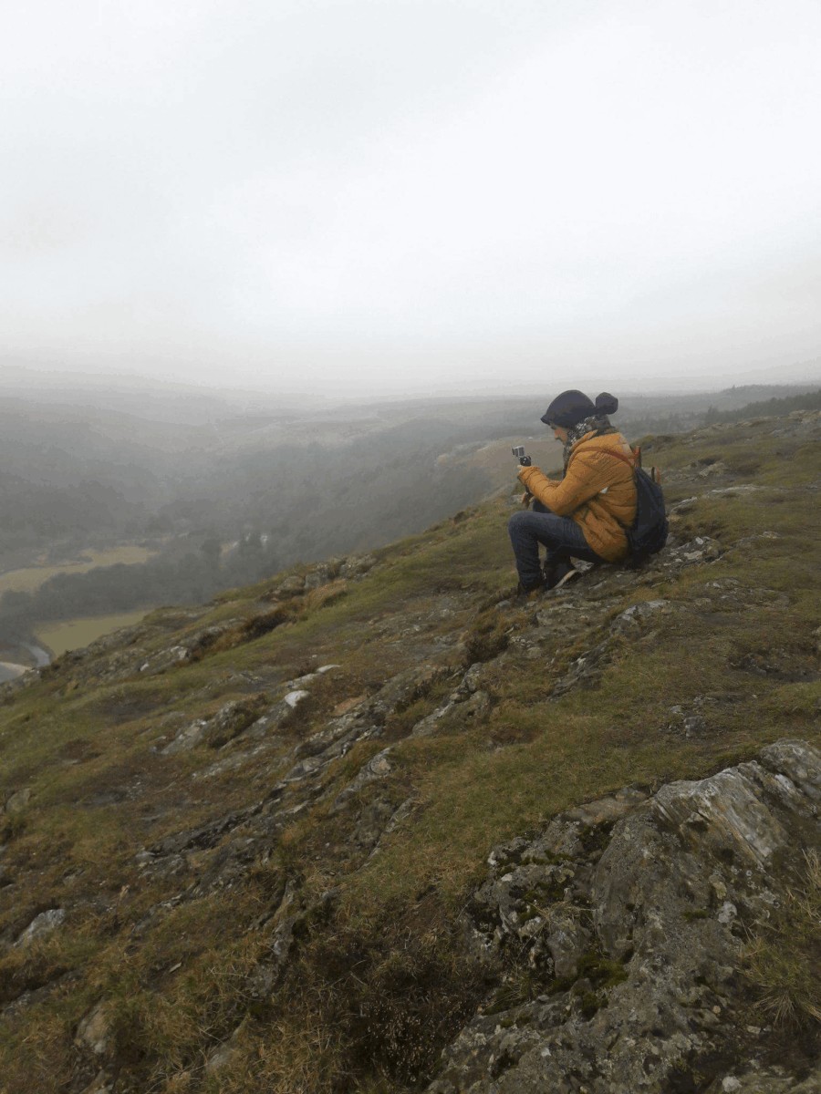 Vistas en el Wicklow, Irlanda