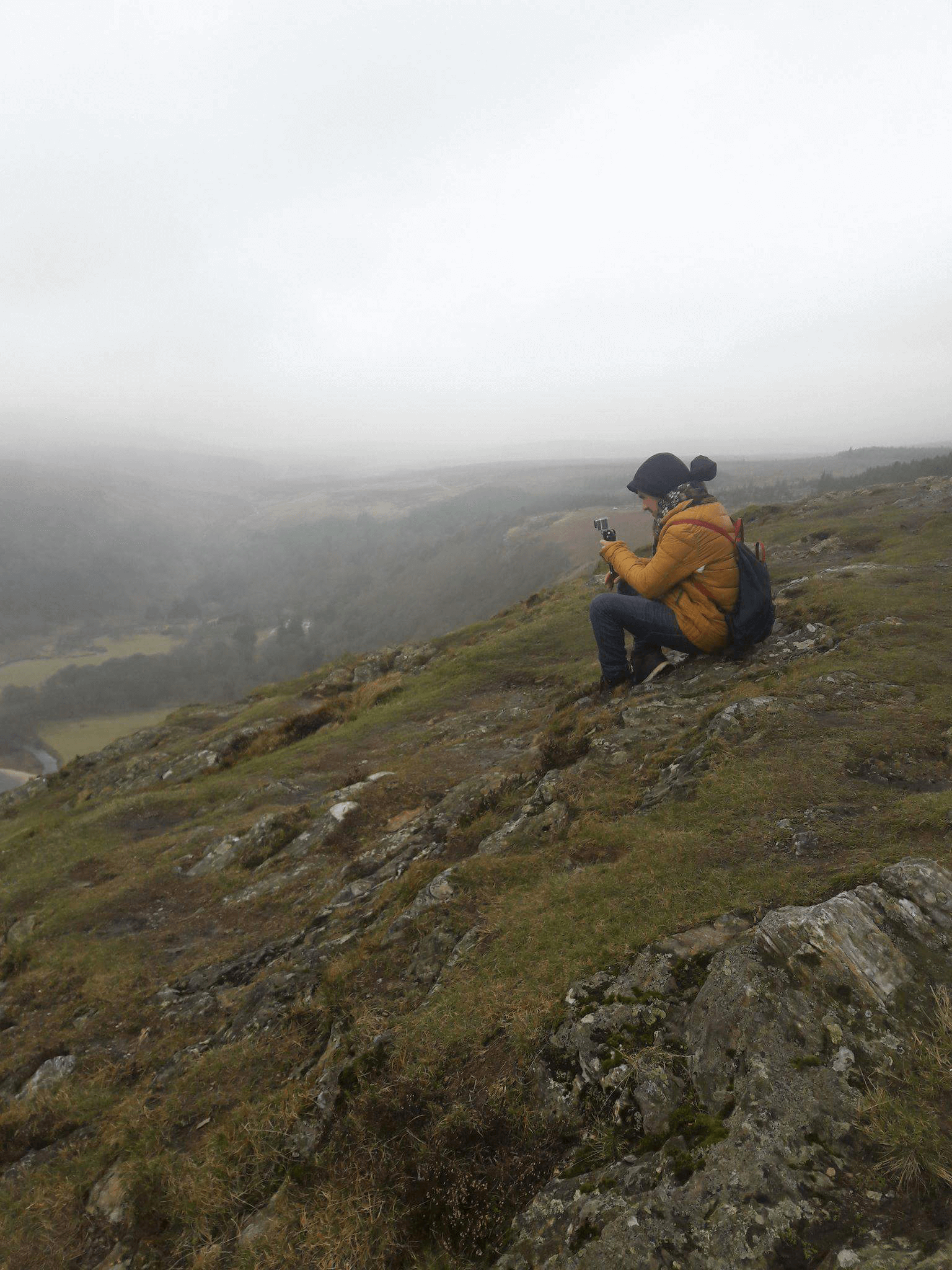 Vistas en el Wicklow, Irlanda