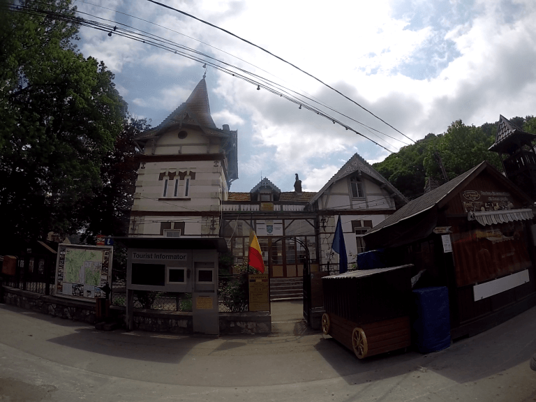 Casas cerca del Castillo en Rumania