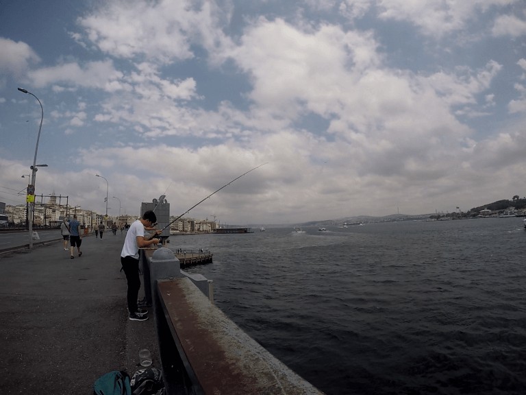 Puente Gálata en Turquía
