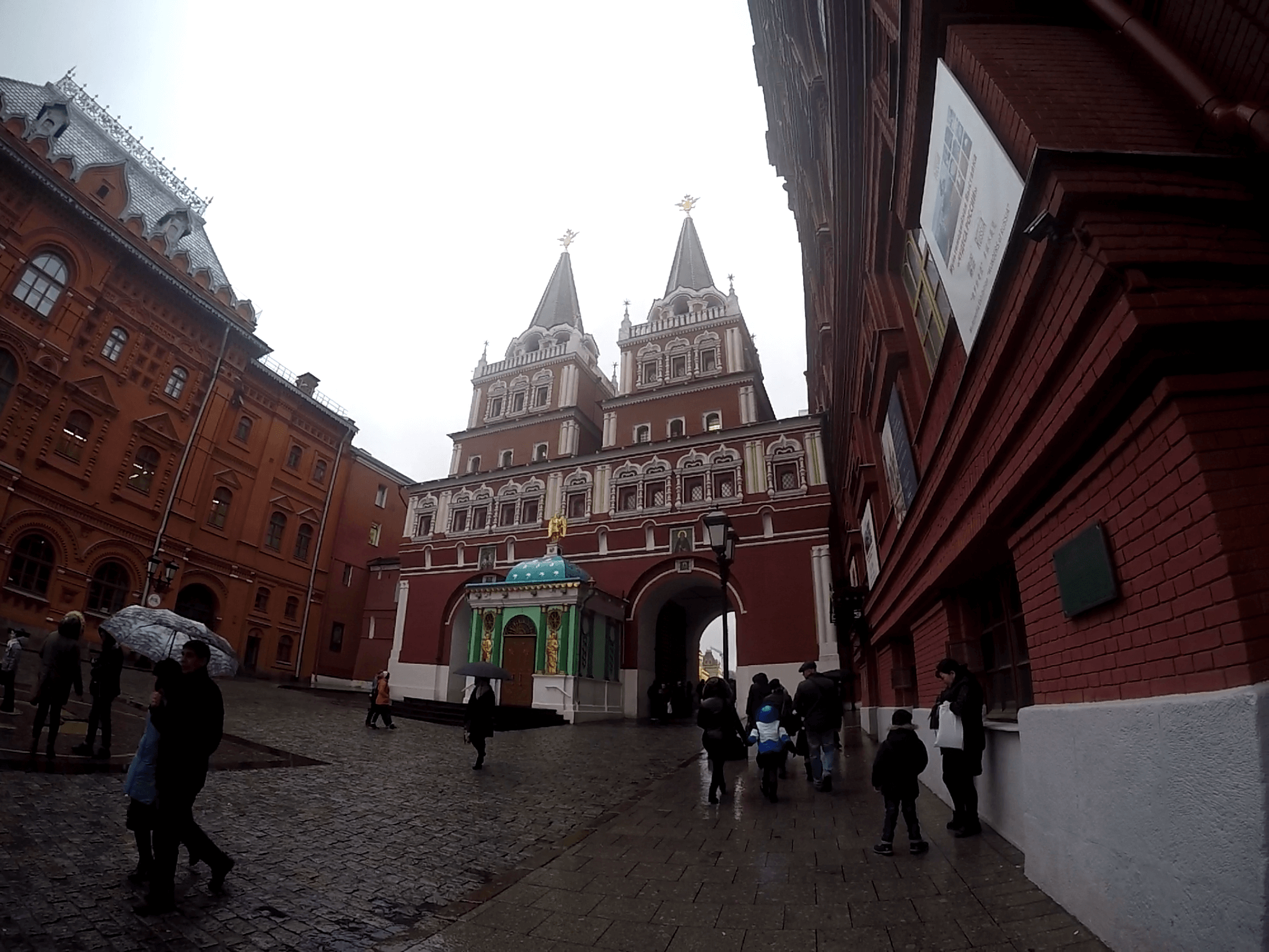 Entrada a la Plaza Roja, Moscú - Rusia