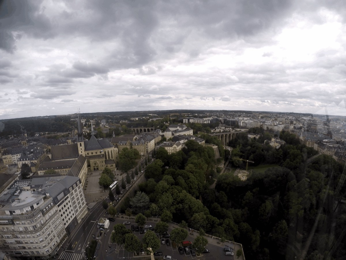 Jardines en la ciudad de Luxemburgo