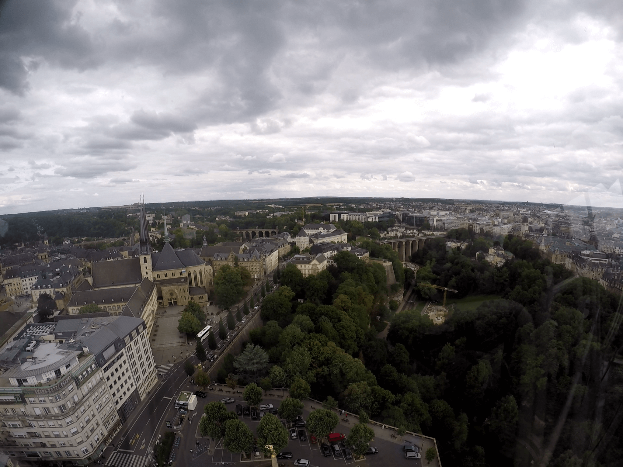 Jardines en la ciudad de Luxemburgo