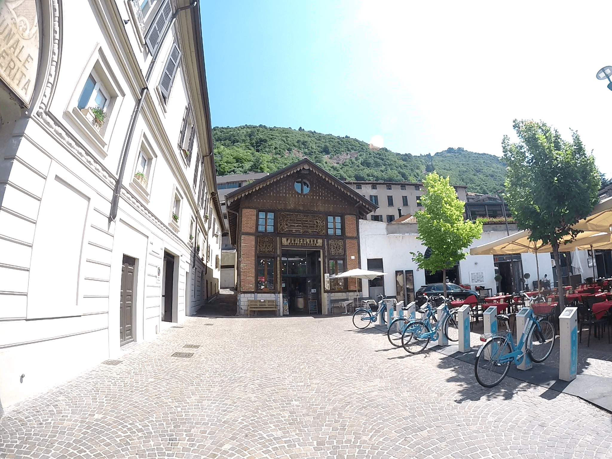 Funicular en el Lago de Italia