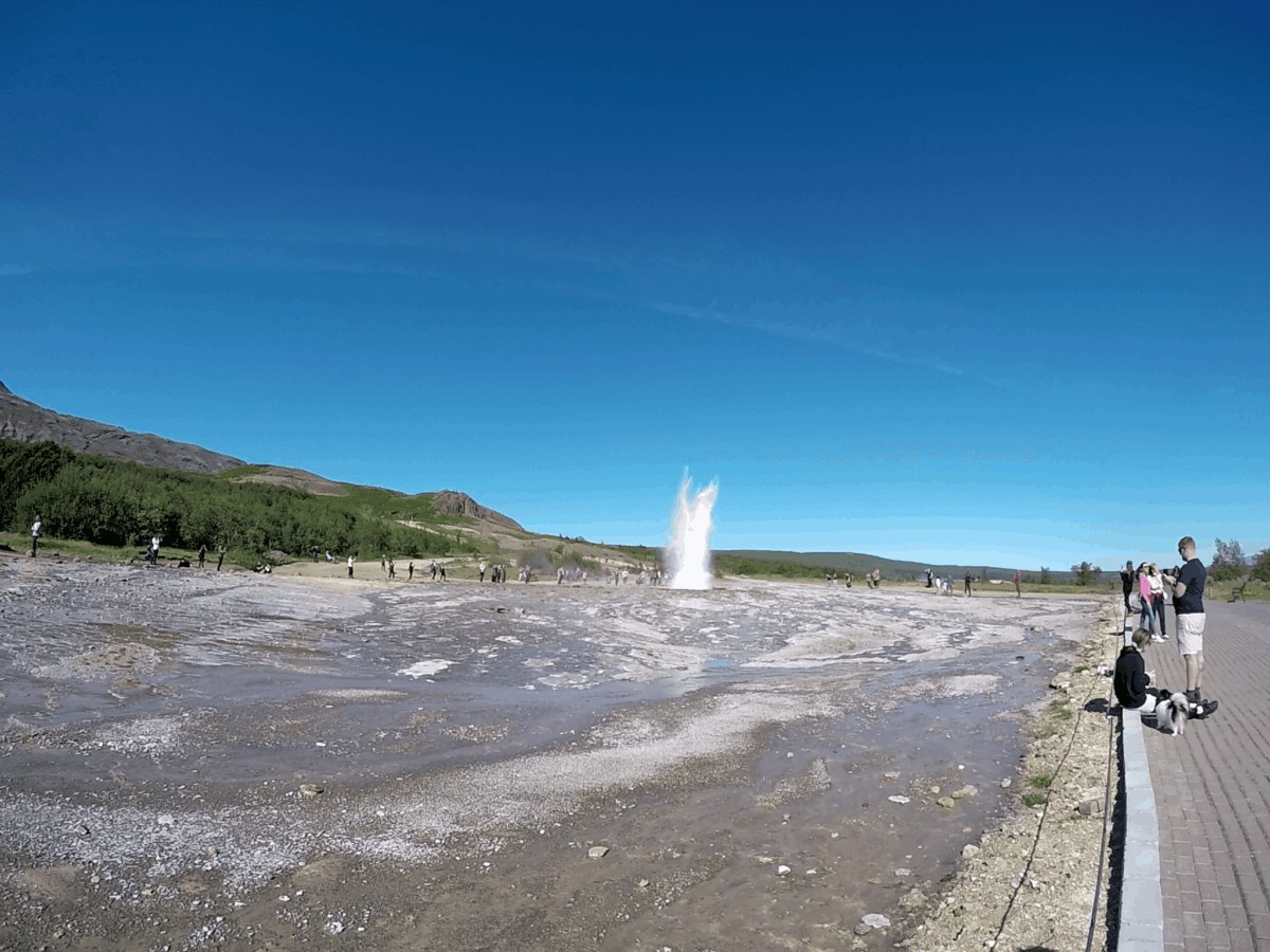 Geiser Strokkur - Islandia
