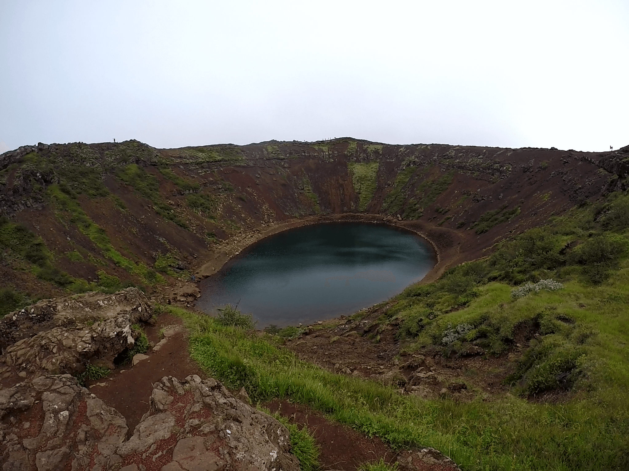 Vistas al crater Kerid