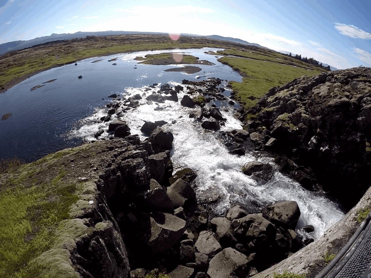 Castada Öxarárfoss en Þingvellir