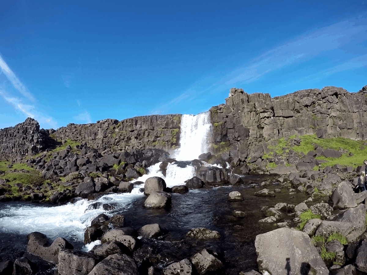 Castada Öxarárfoss en Þingvellir