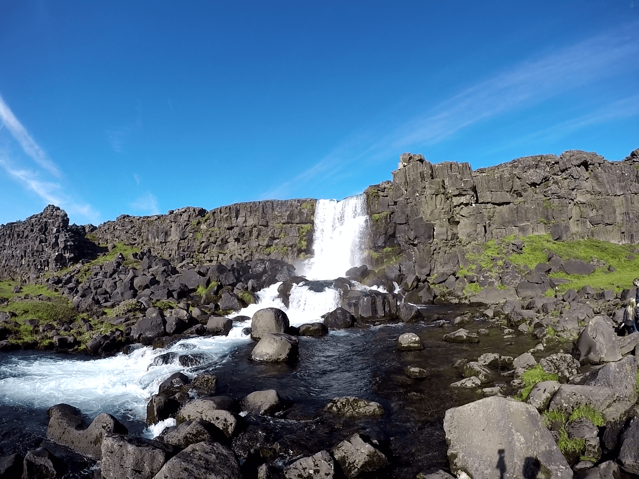 Castada Öxarárfoss en Þingvellir