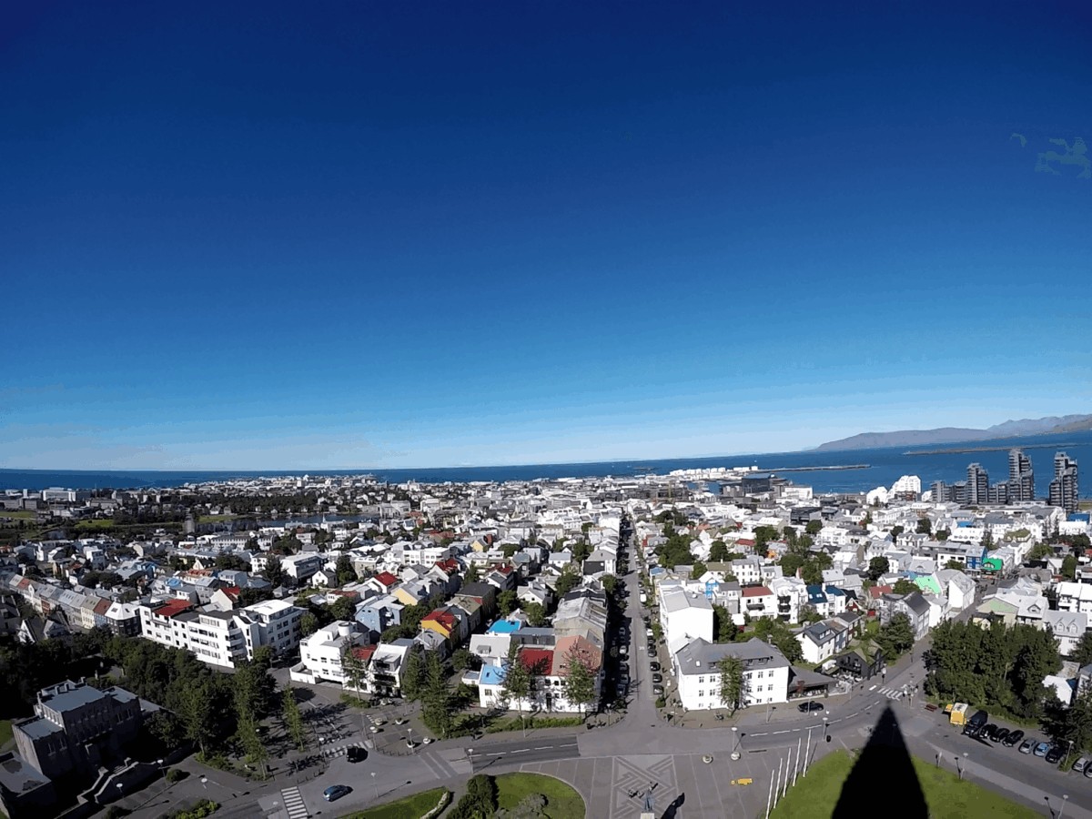 Subir a la cima de la iglesia Hallgrímskirkja