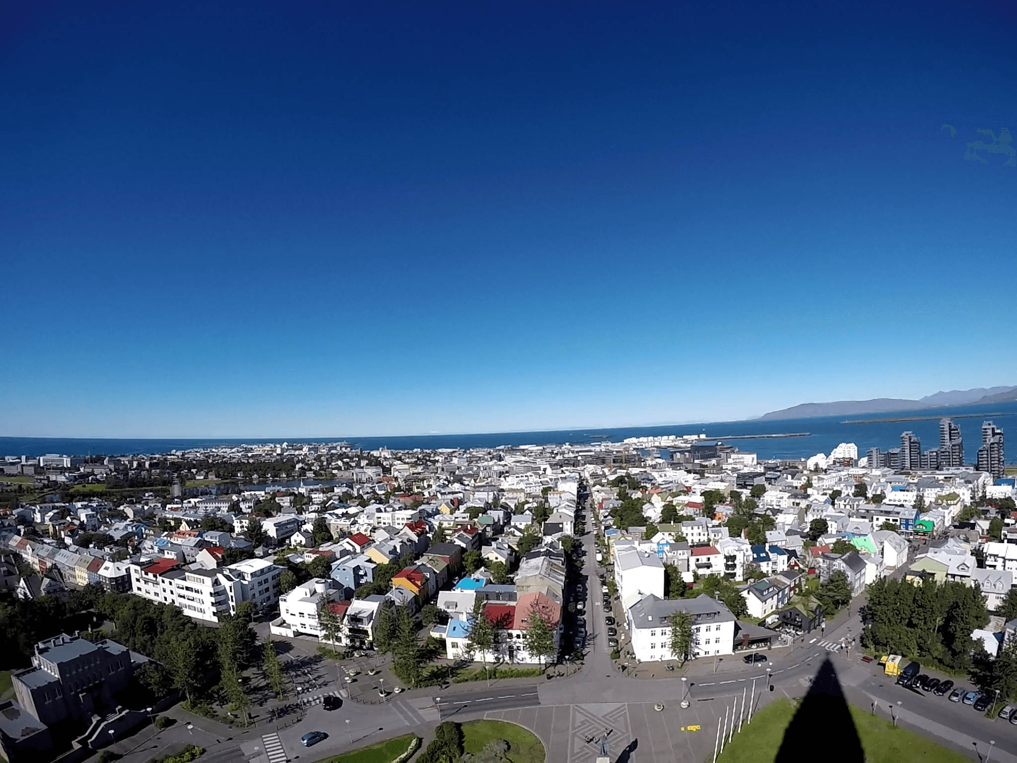 Subir a la cima de la iglesia Hallgrímskirkja