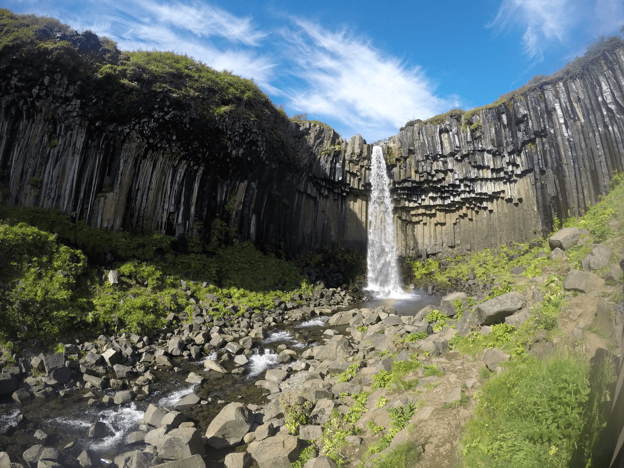 Svartifoss fue la inspiración para la iglesia Hallgrímskirkja