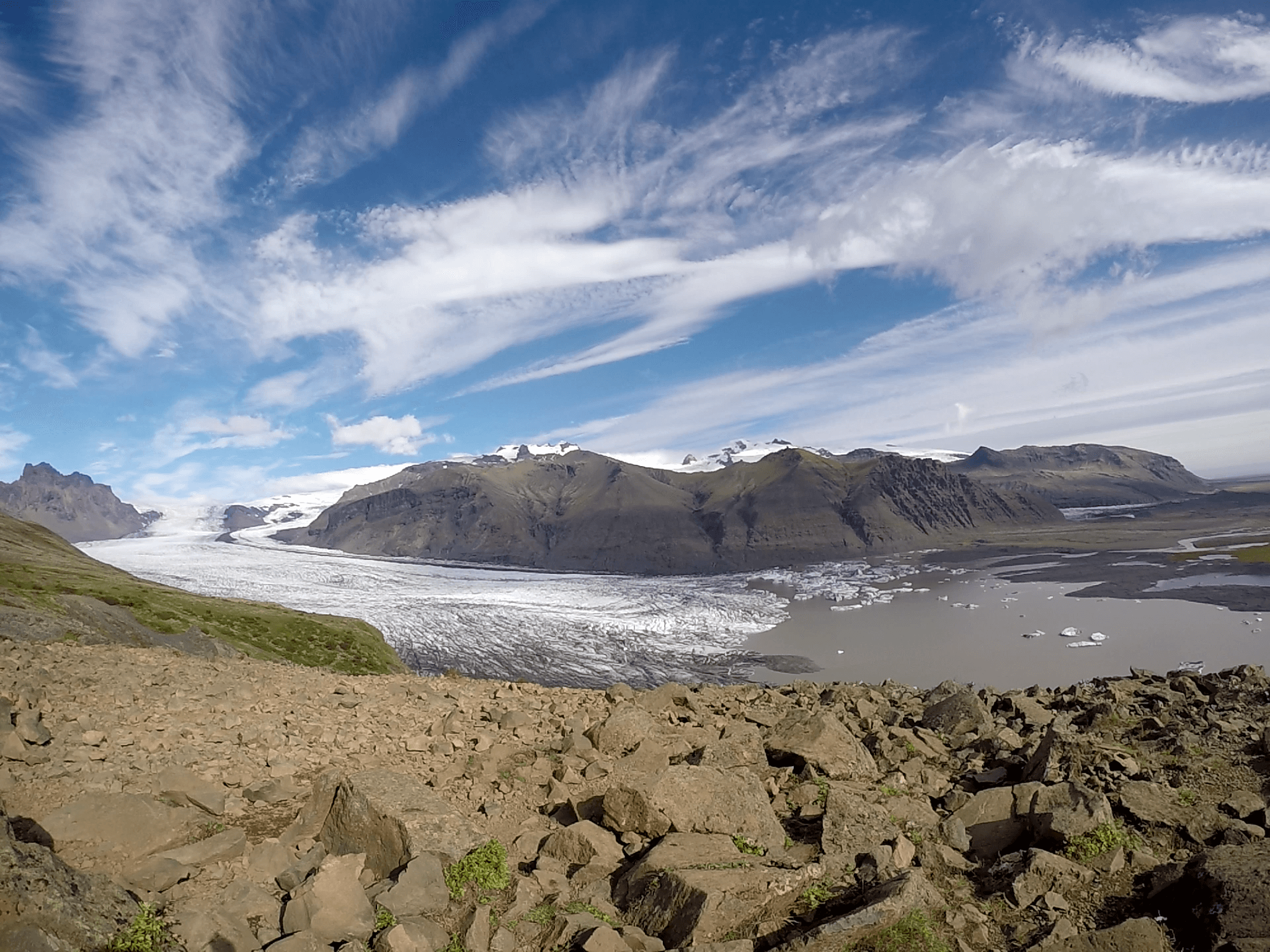 Mirador Sjónarpía: Vistas a Skaftafellsjökull