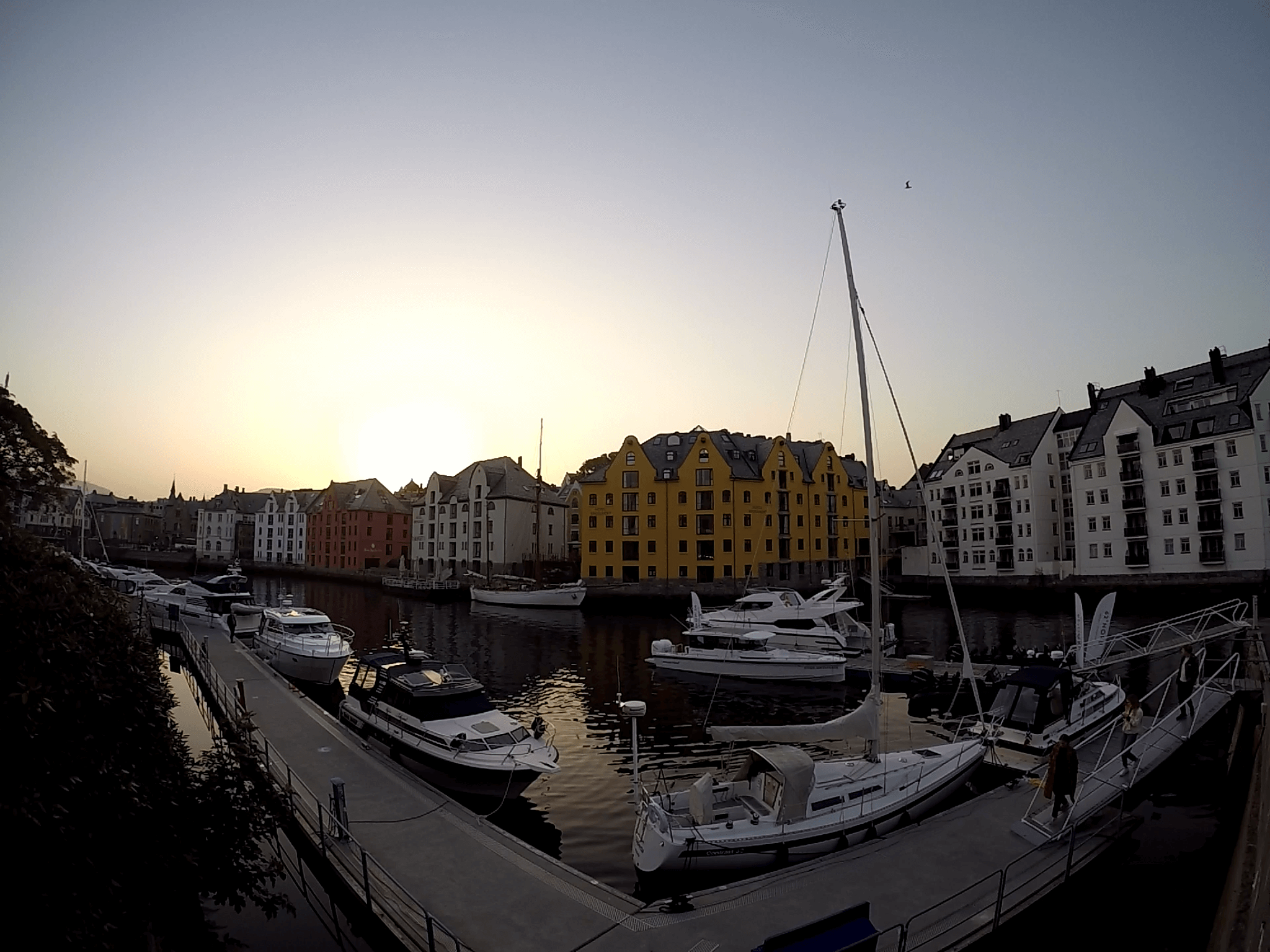 ¿Por qué el Art Nouveau existe en la ciudad de Ålesund?