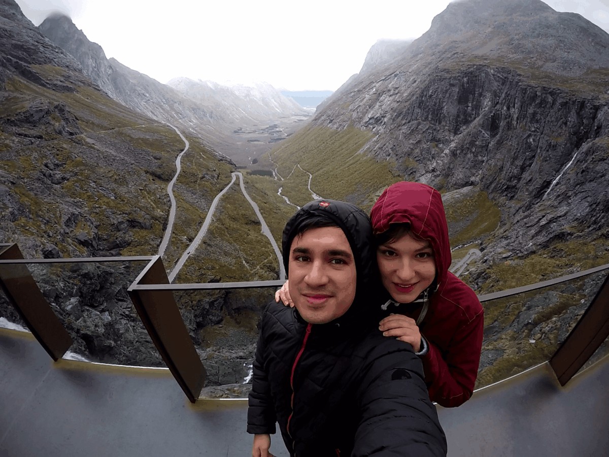 Mirador en lo alto de Trollstigen