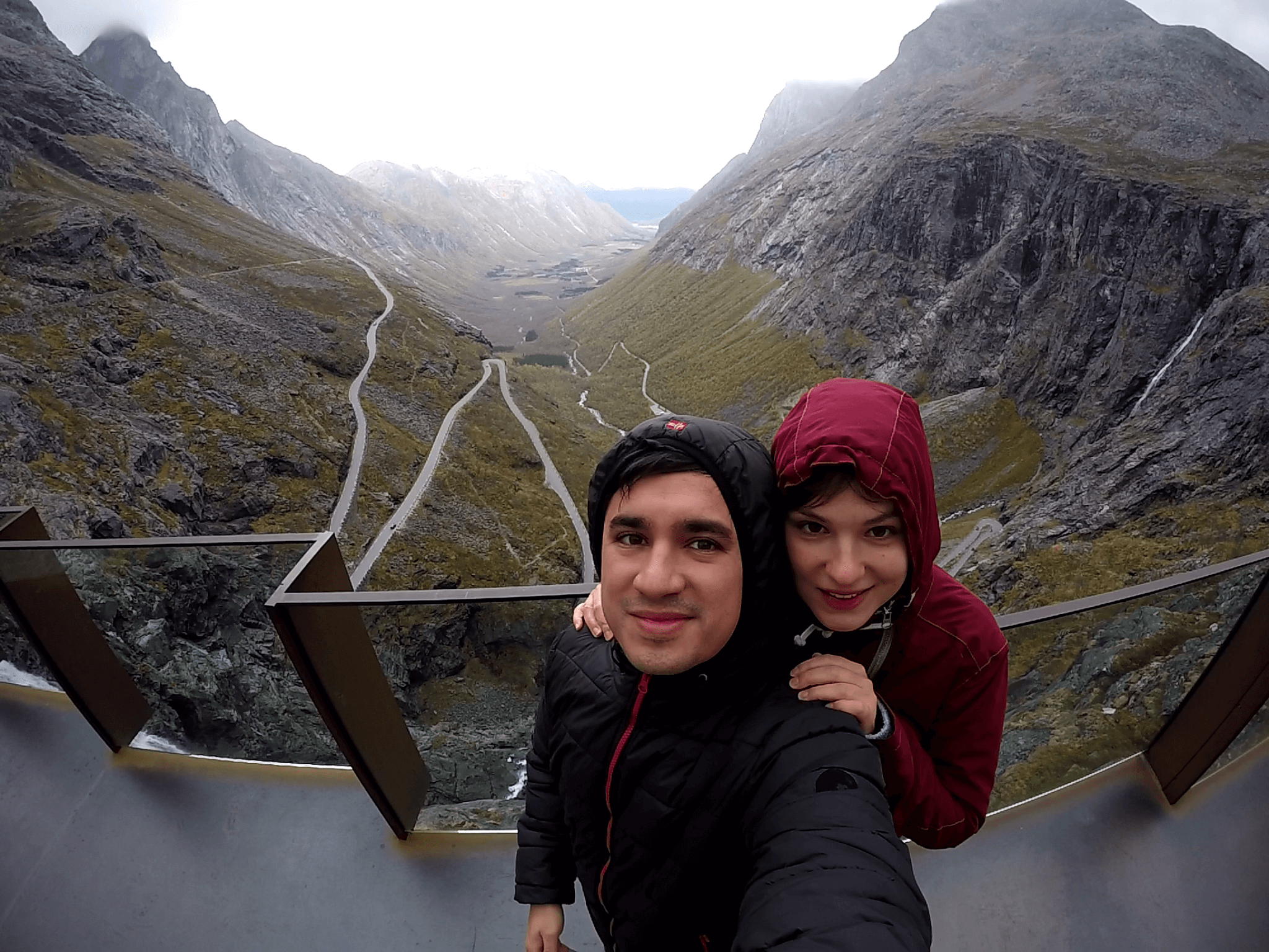 Mirador en lo alto de Trollstigen