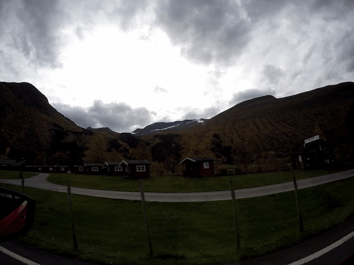 Gudbrandsjuvet: Mirador al río Valldøla - Noruega