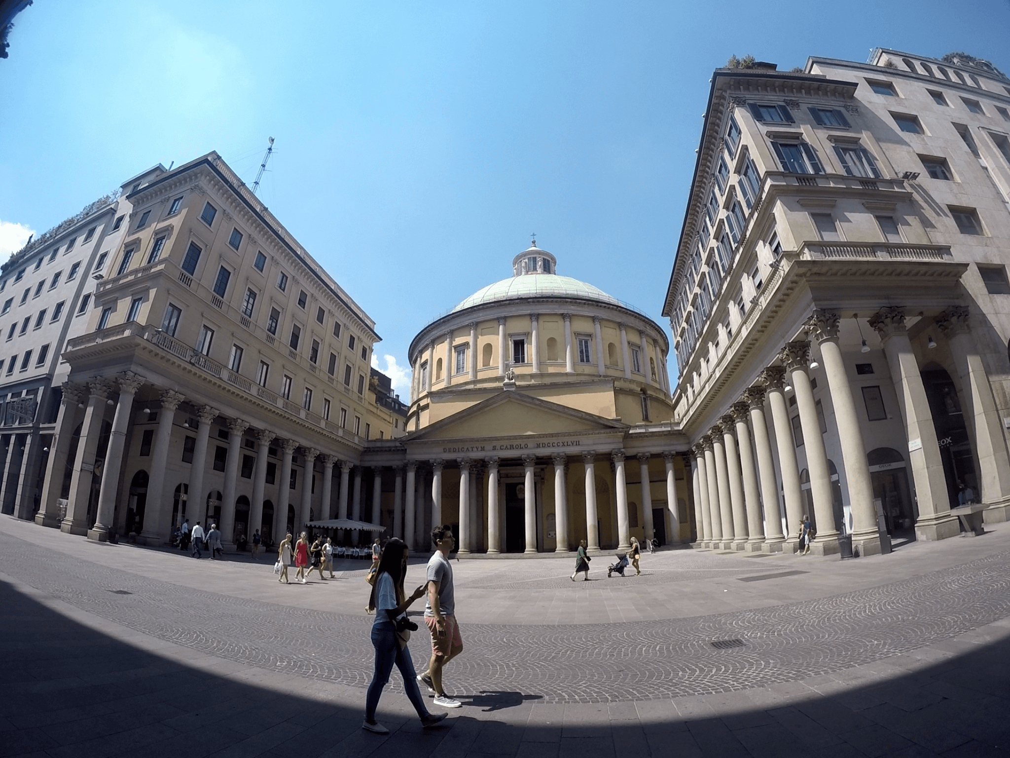 Basílica de San Carlo al Corso en Milán italia