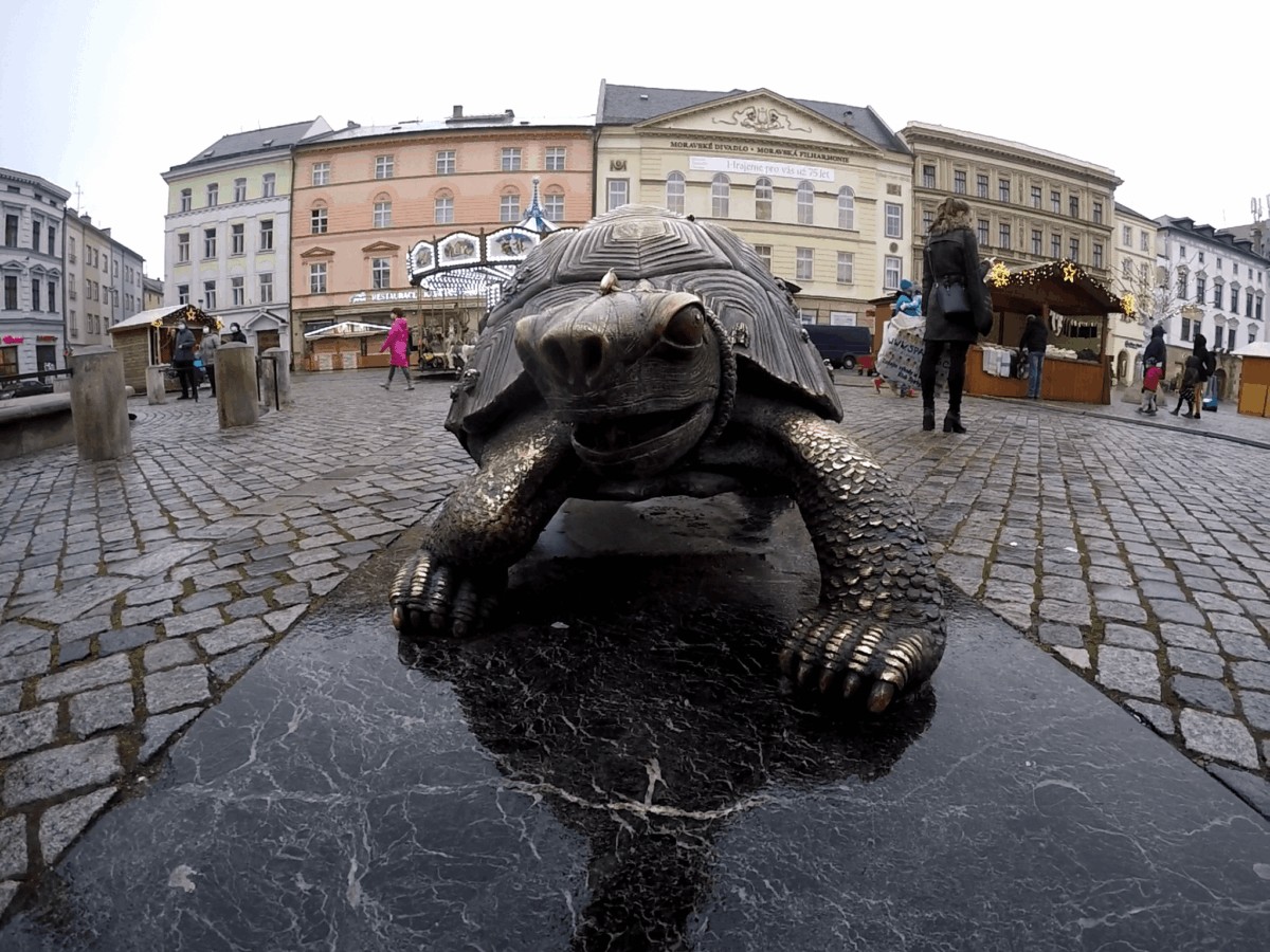 Estatua de la Tortuga en la Plaza del Ayuntamiento